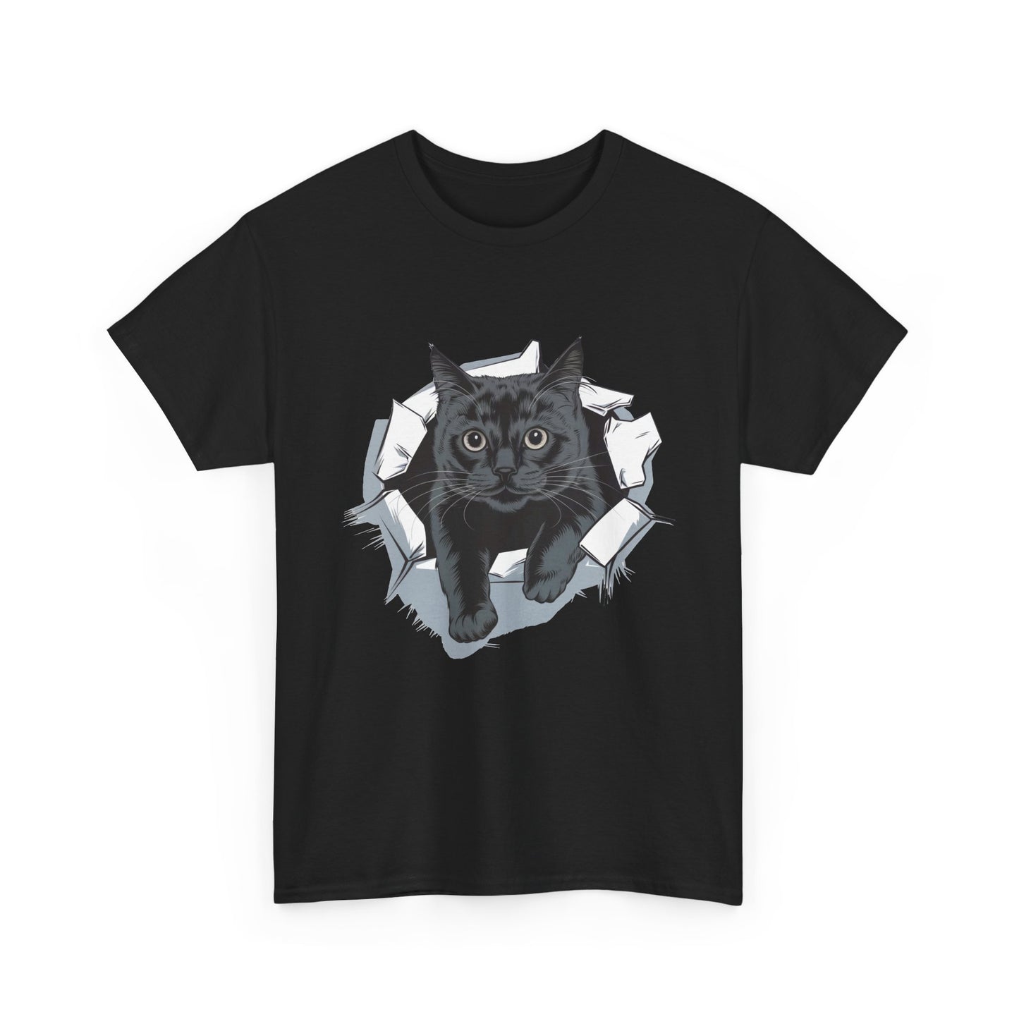 "Peek-a-Boo Cat" - Cotton Tee