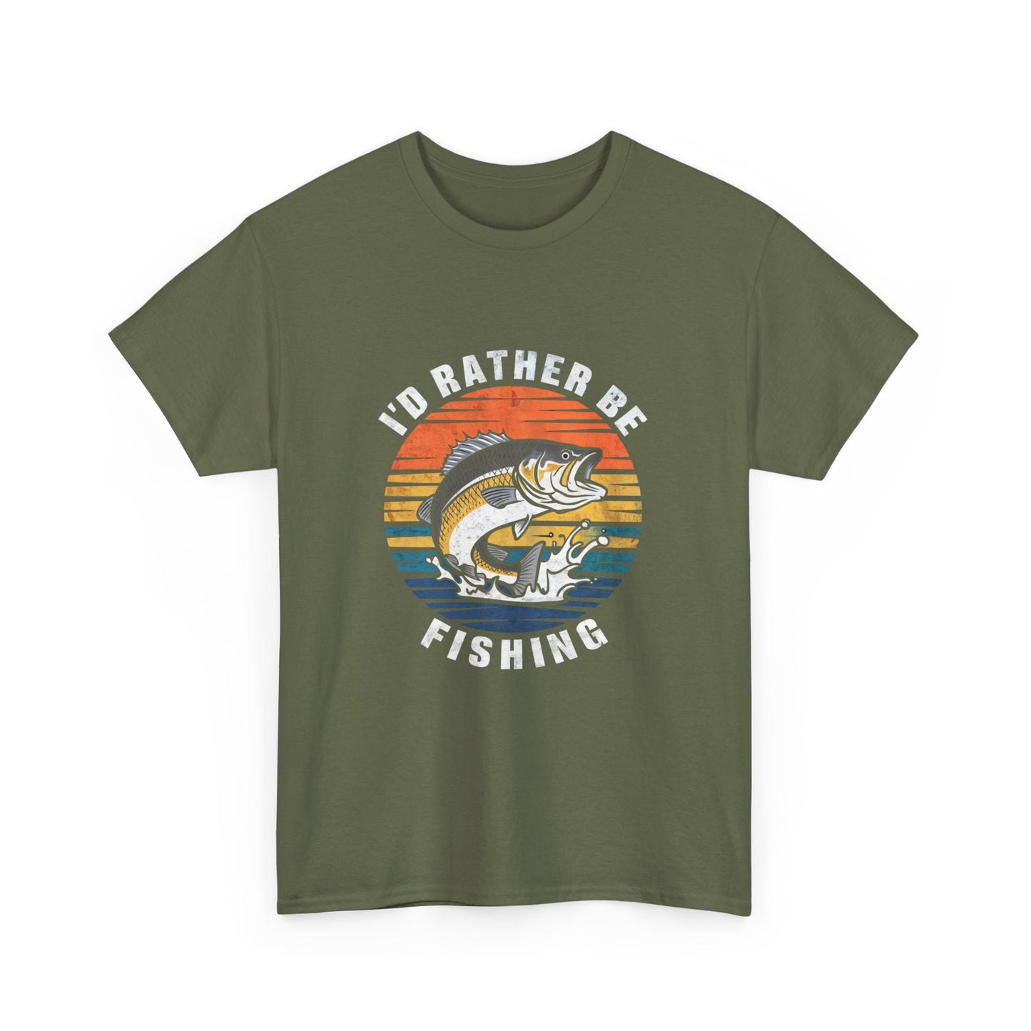 I'd Rather Be Fishing - Cotton Tee