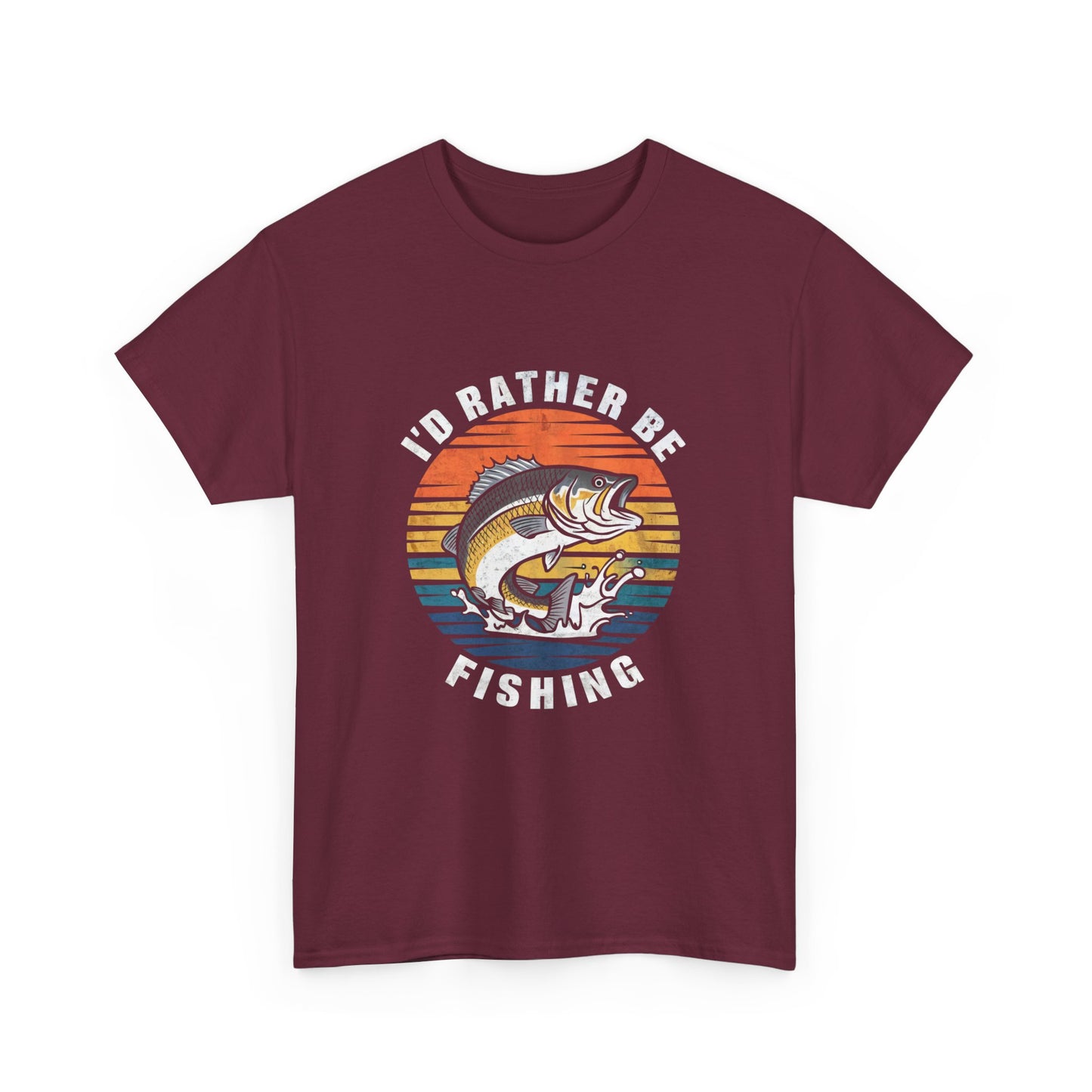 I'd Rather Be Fishing - Cotton Tee