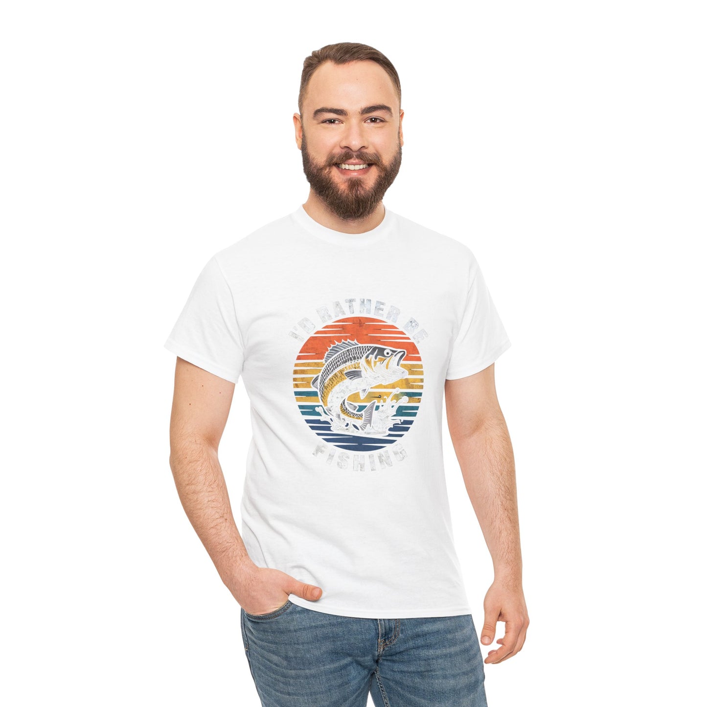 I'd Rather Be Fishing - Cotton Tee